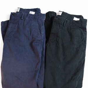 GAP Men's Navy and Black Chinos - Straight Leg